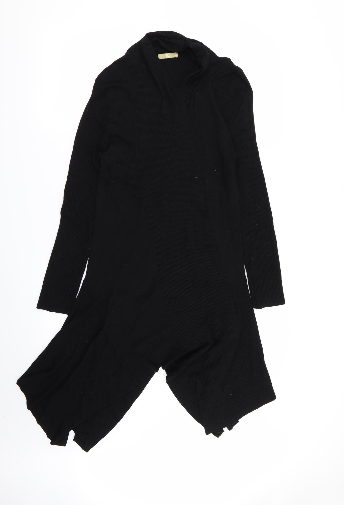 TU Womens Black   Cardigan Jumper Size 14