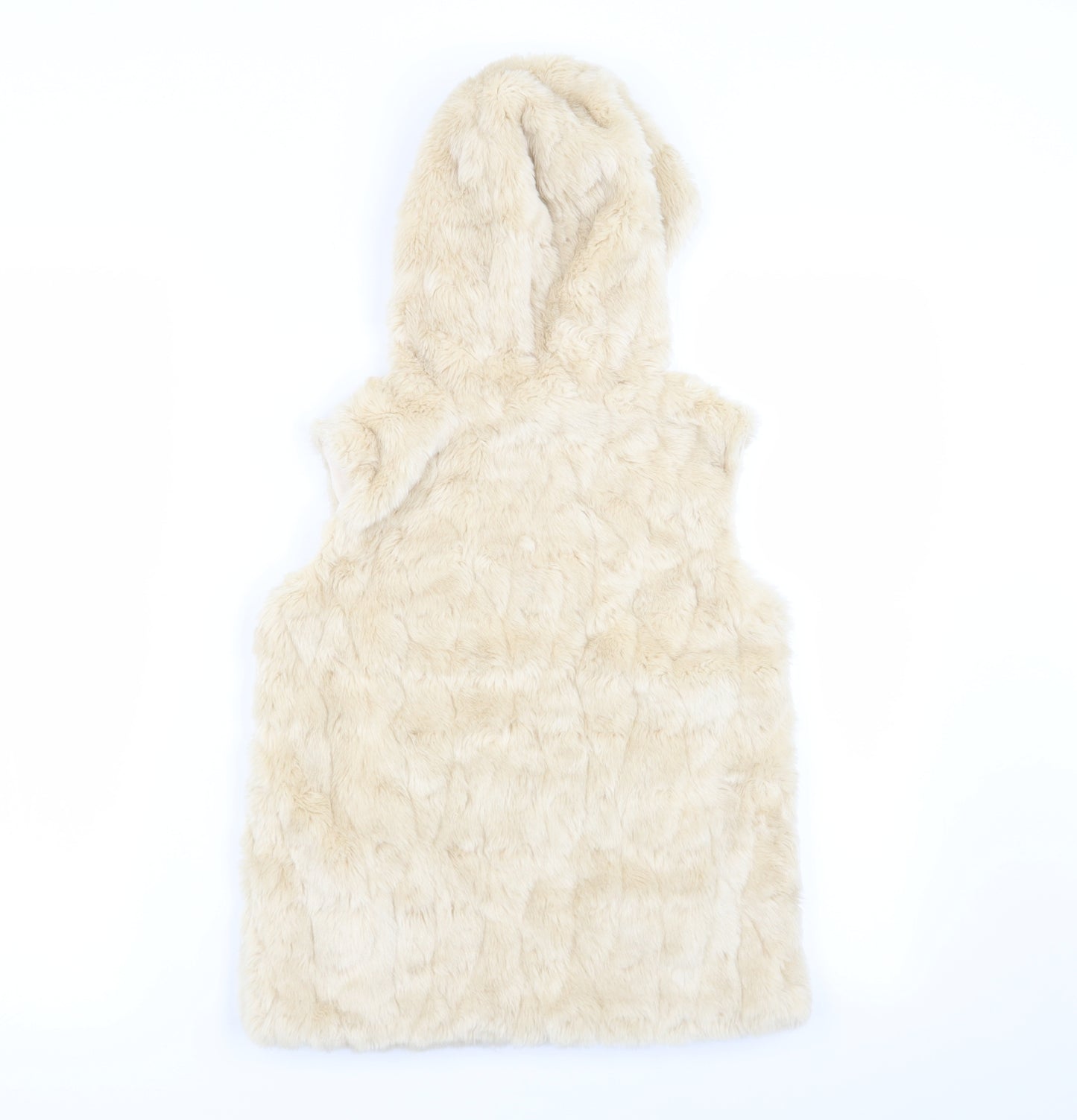 Nutmeg Girls Ivory   Gilet Coat Size 9-10 Years