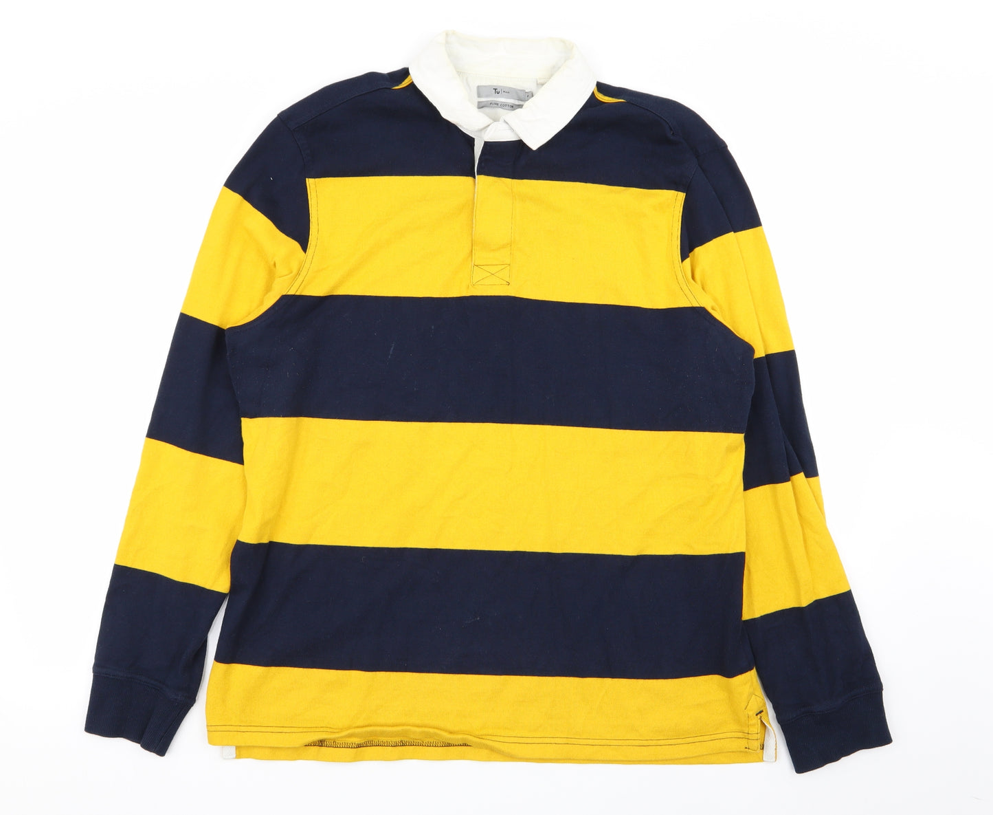 TU Mens Multicoloured Striped   T-Shirt Size M