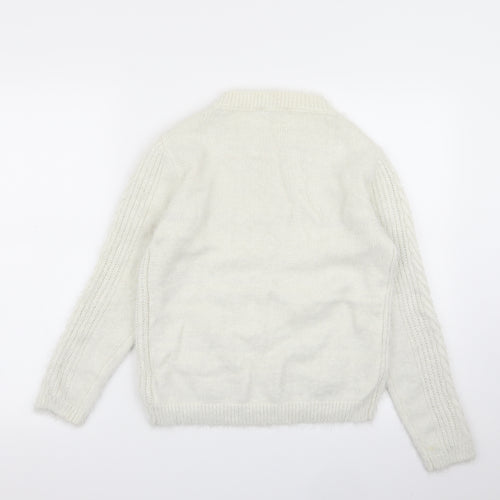 Dorothy Perkins Womens Ivory   Pullover Jumper Size 12