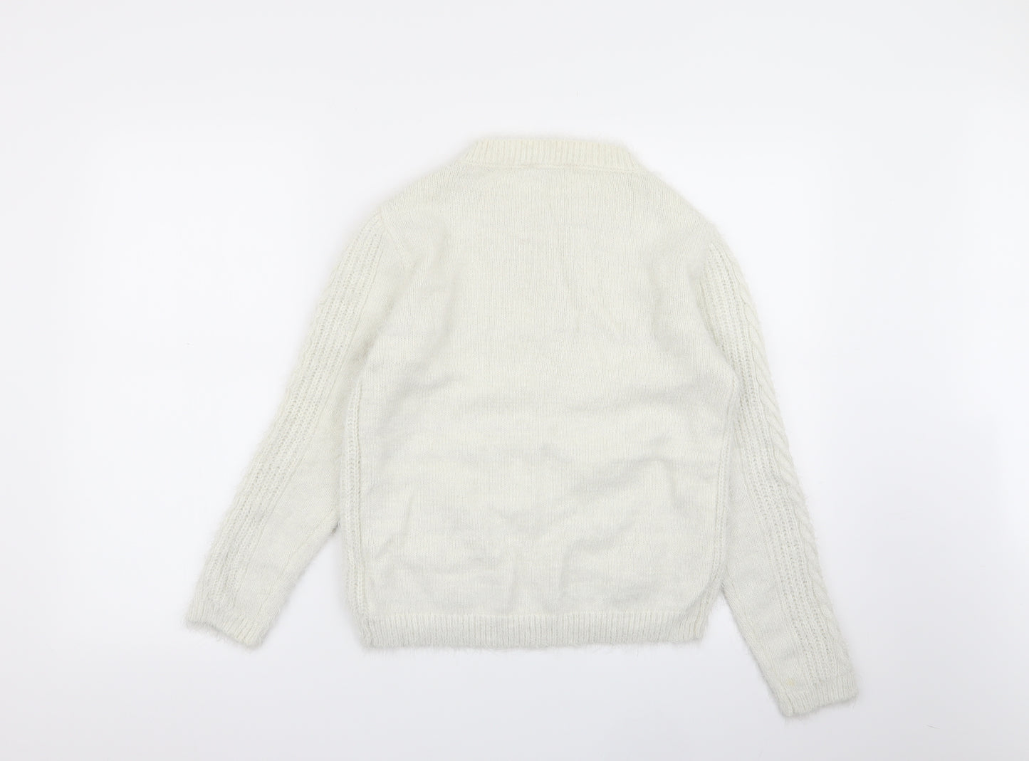 Dorothy Perkins Womens Ivory   Pullover Jumper Size 12