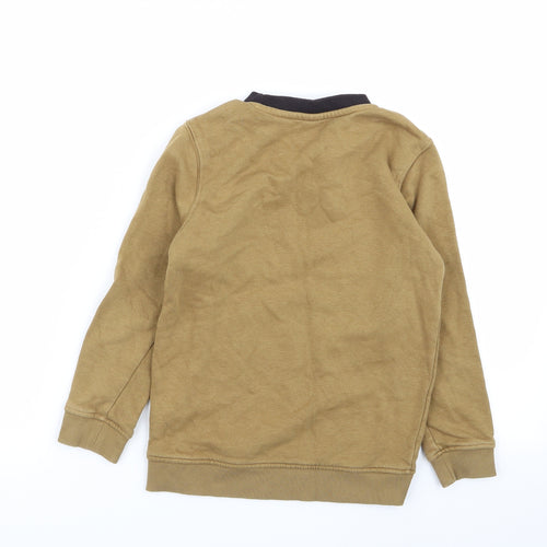 TU Boys Brown   Pullover Jumper Size 7 Years