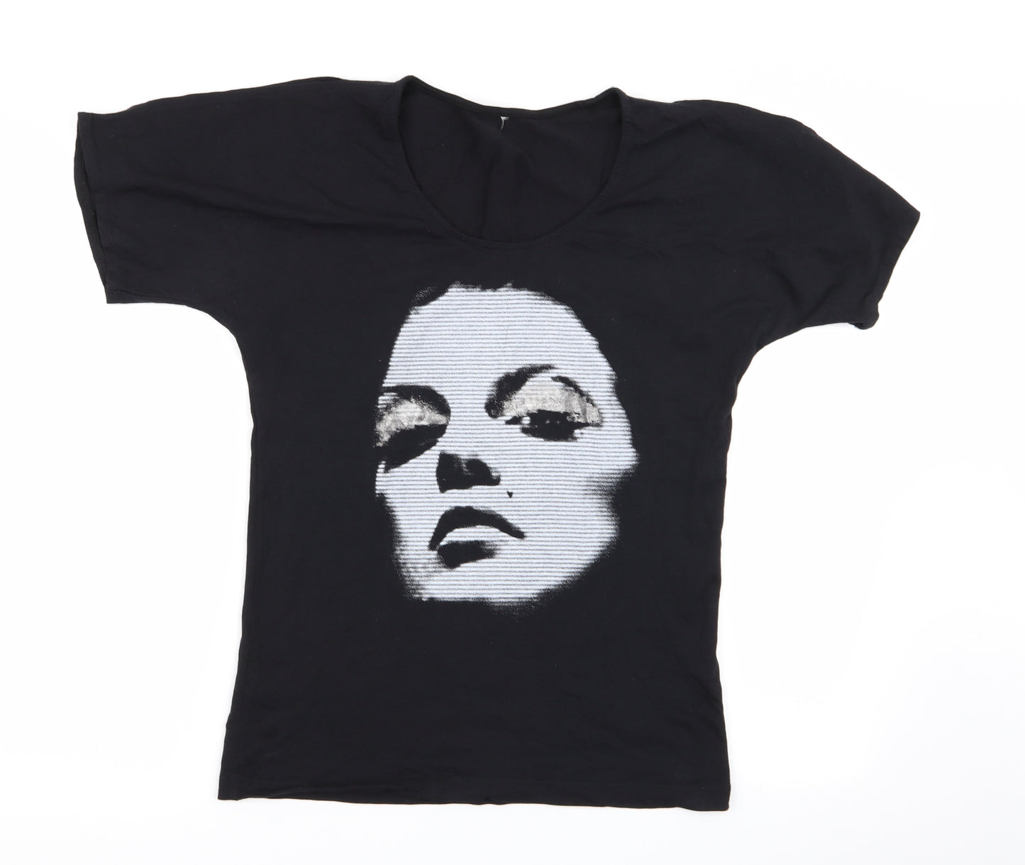 evie Womens Black   Basic T-Shirt Size 12