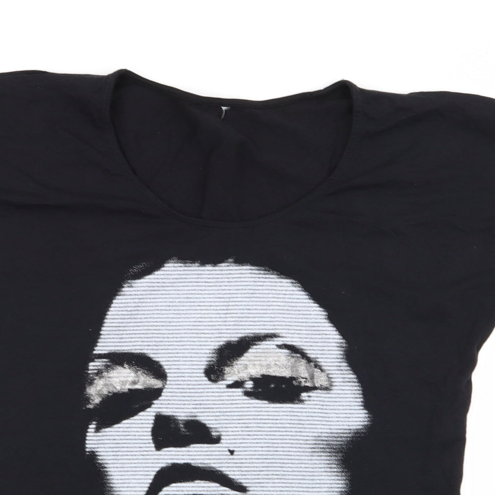 evie Womens Black   Basic T-Shirt Size 12