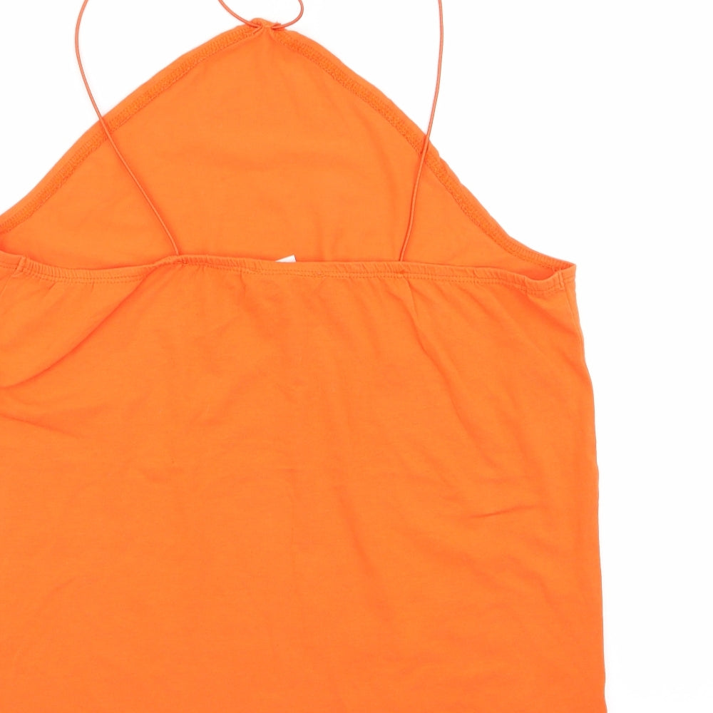 edition Womens Orange   Basic Tank Size 14