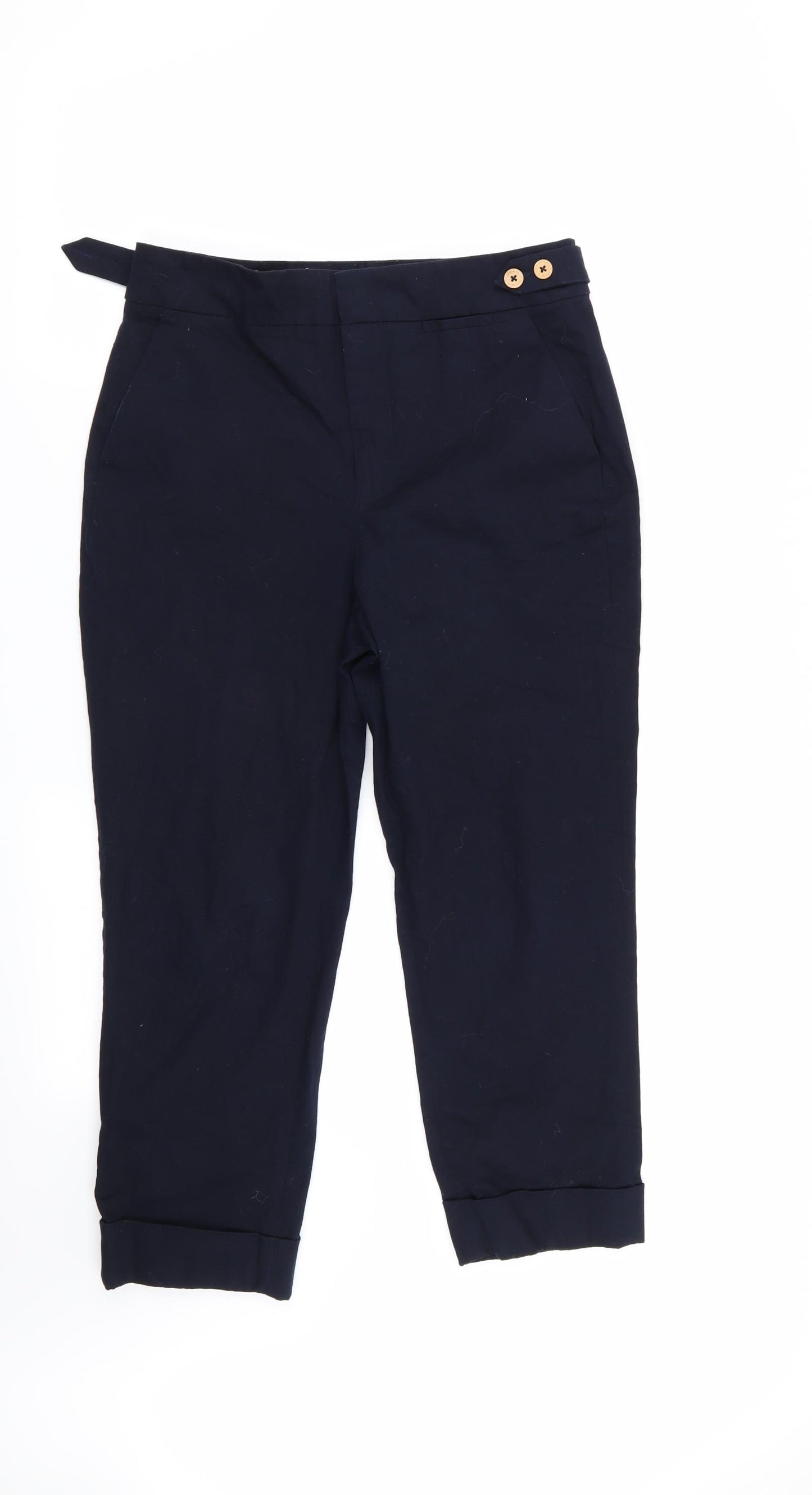Zara Womens Blue   Trousers  Size S L22 in