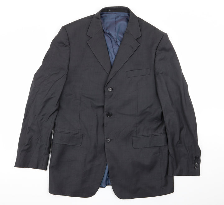 M&S Mens Grey Jacket Blazer Size M