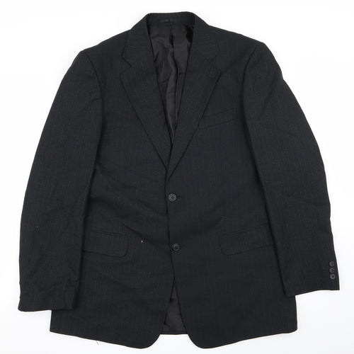 mwear Mens Grey Striped  Jacket Blazer Size 42