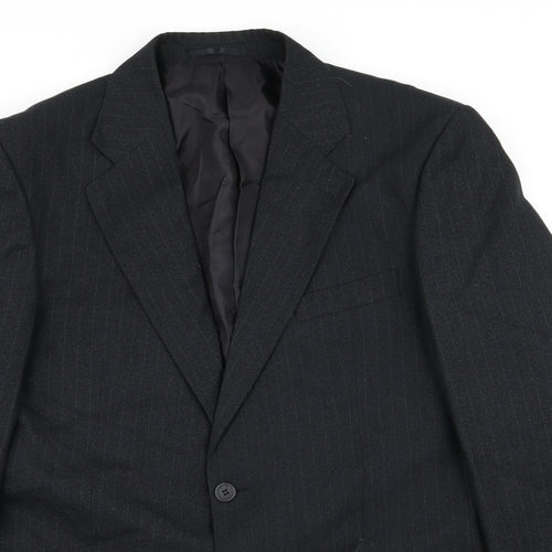 mwear Mens Grey Striped  Jacket Blazer Size 42