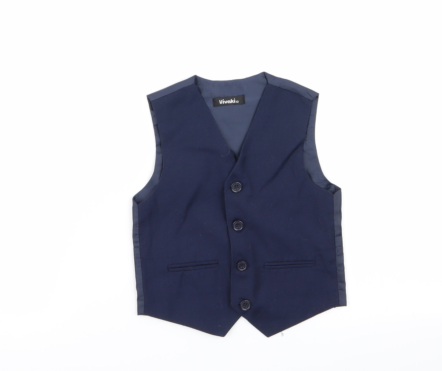 VivaKi Boys Blue   Jacket Waistcoat Size 12 Months