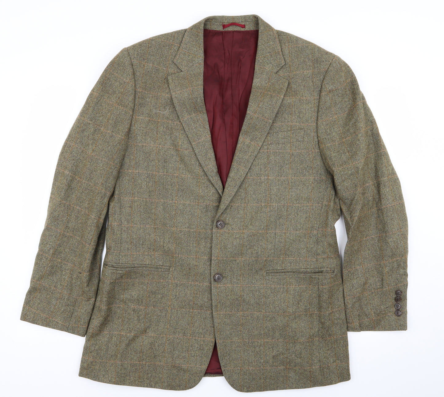 John Lewis Mens Green   Jacket Blazer Size 42