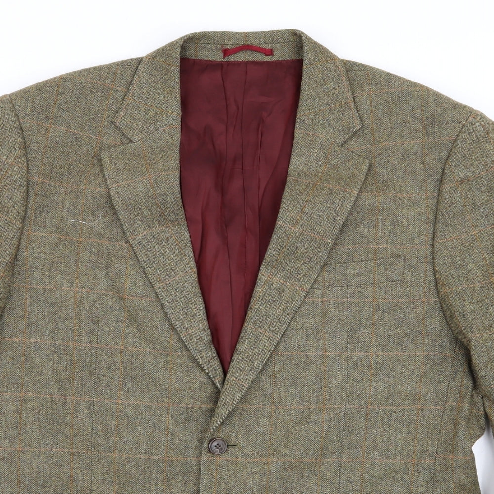 John Lewis Mens Green   Jacket Blazer Size 42