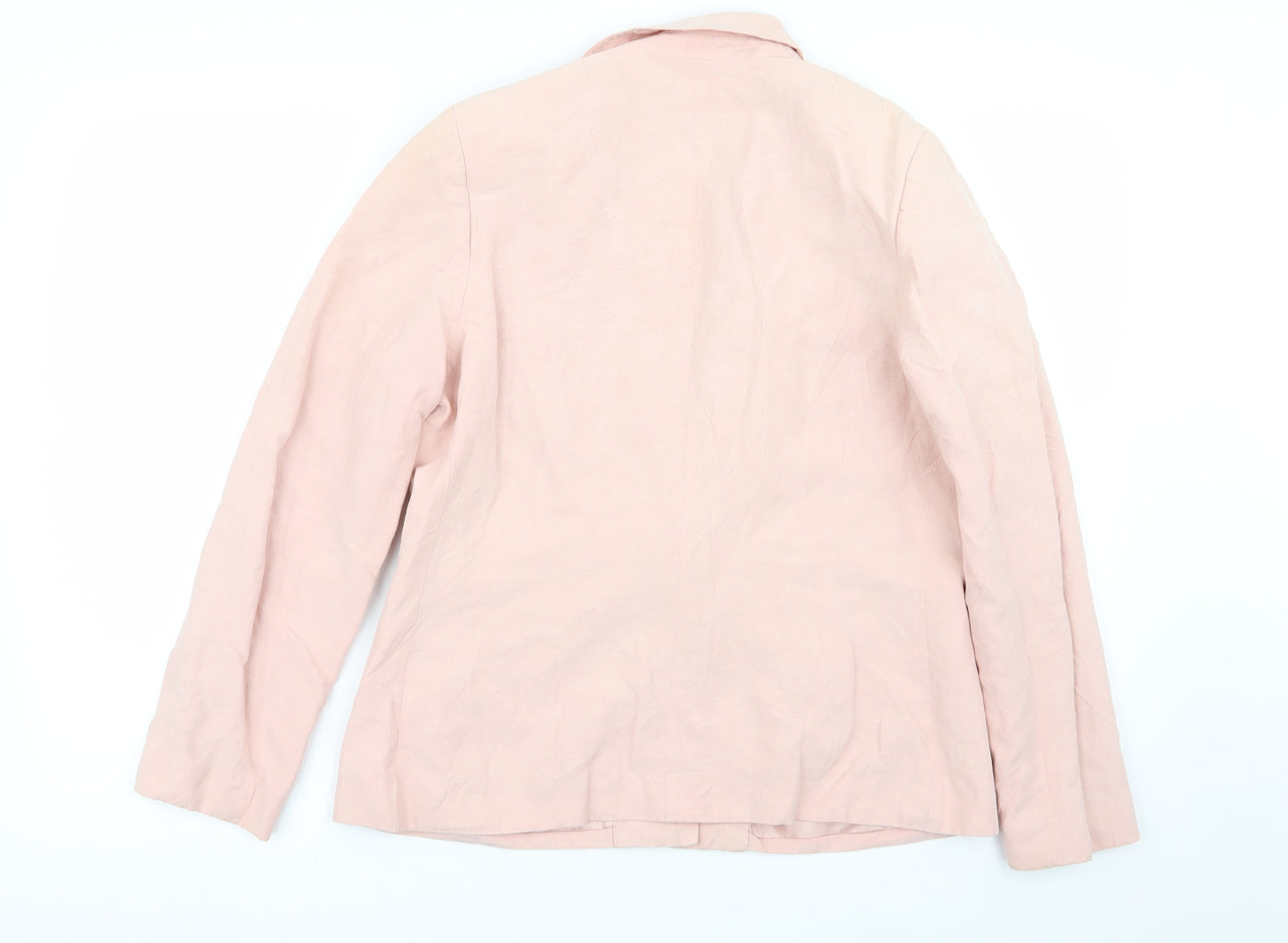 M&S Womens Pink   Jacket Blazer Size 12