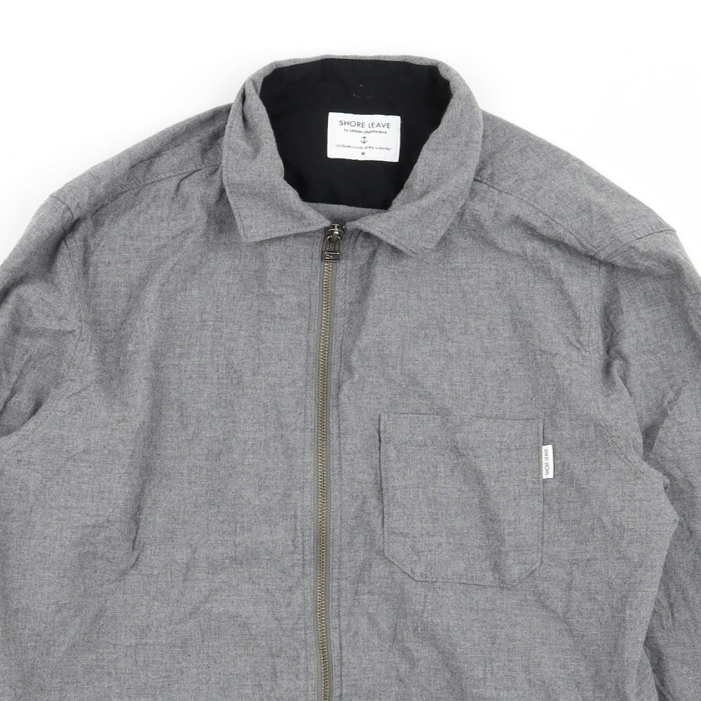 shore leave Mens Grey   Full Zip Jumper Size M
