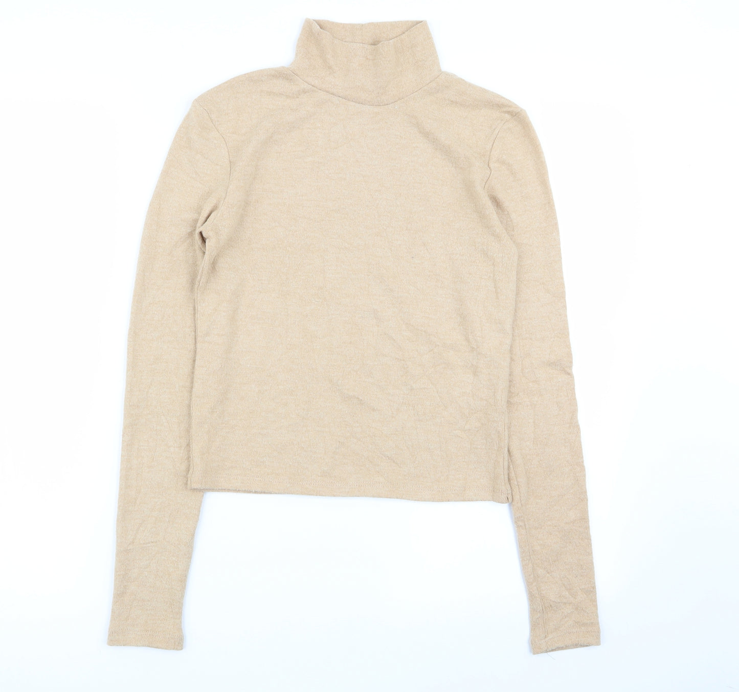 Zara Womens Beige   Basic T-Shirt Size M