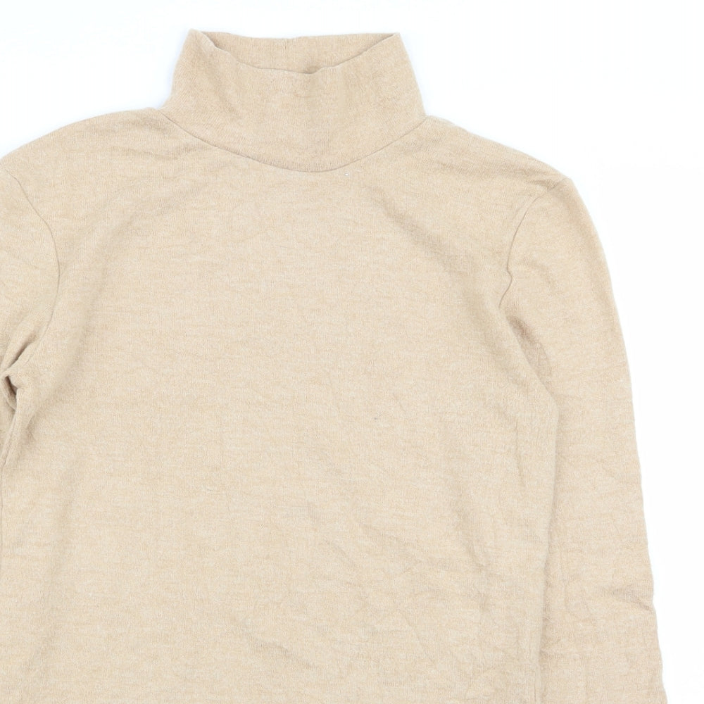 Zara Womens Beige   Basic T-Shirt Size M