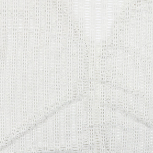 Select Womens White Geometric  Pullover Jumper Size M  - size s/m