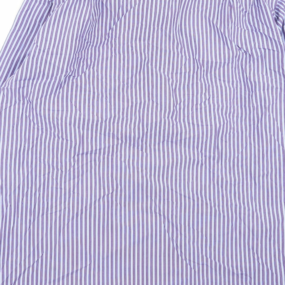 sartorial Mens Multicoloured Striped   Dress Shirt Size 15.5
