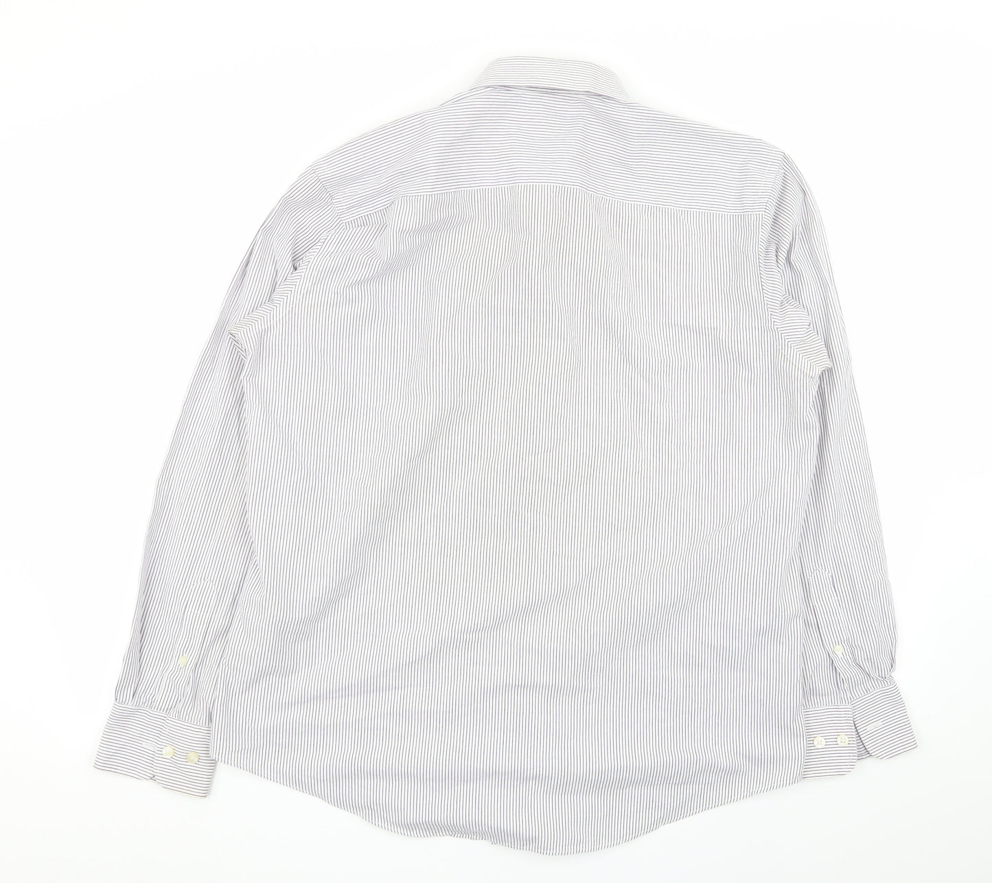 TU Mens Multicoloured Striped   Dress Shirt Size 16.5