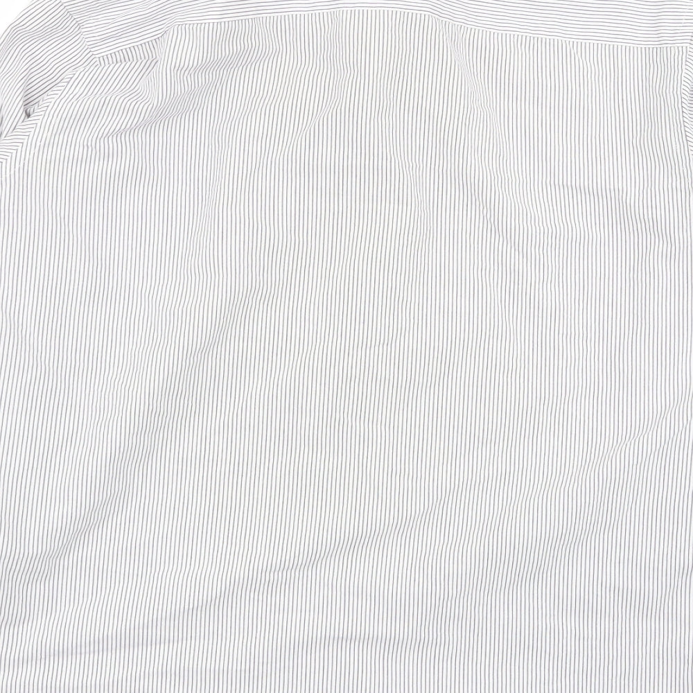 TU Mens Multicoloured Striped   Dress Shirt Size 16.5