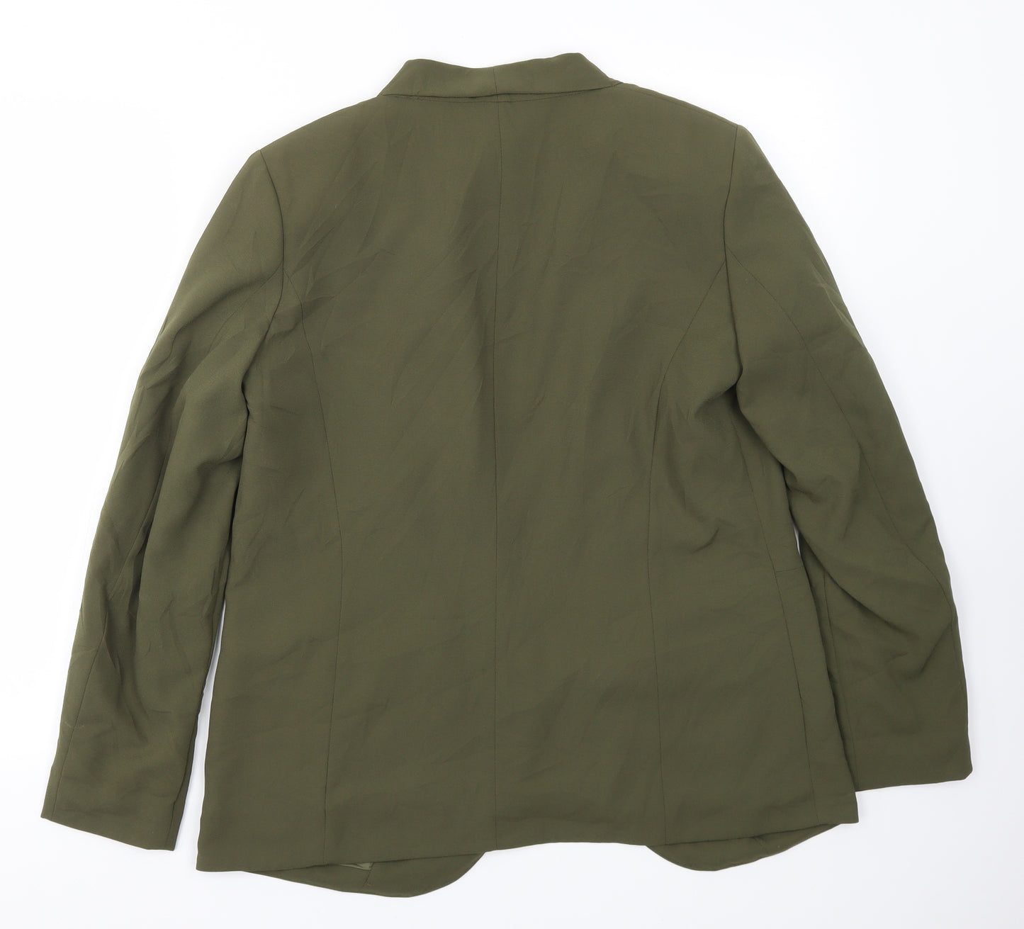 H&M Womens Green   Jacket Blazer Size 10