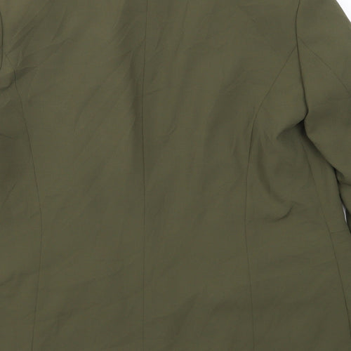 H&M Womens Green   Jacket Blazer Size 10
