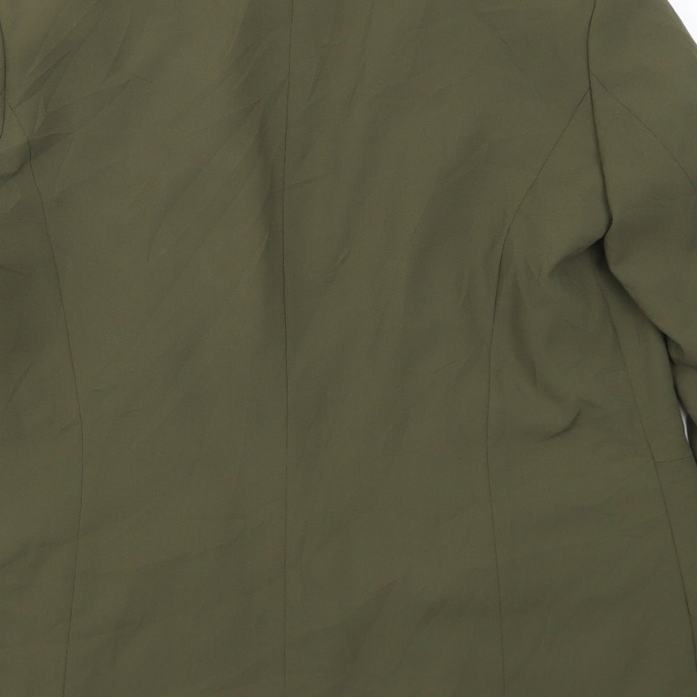 H&M Womens Green   Jacket Blazer Size 10