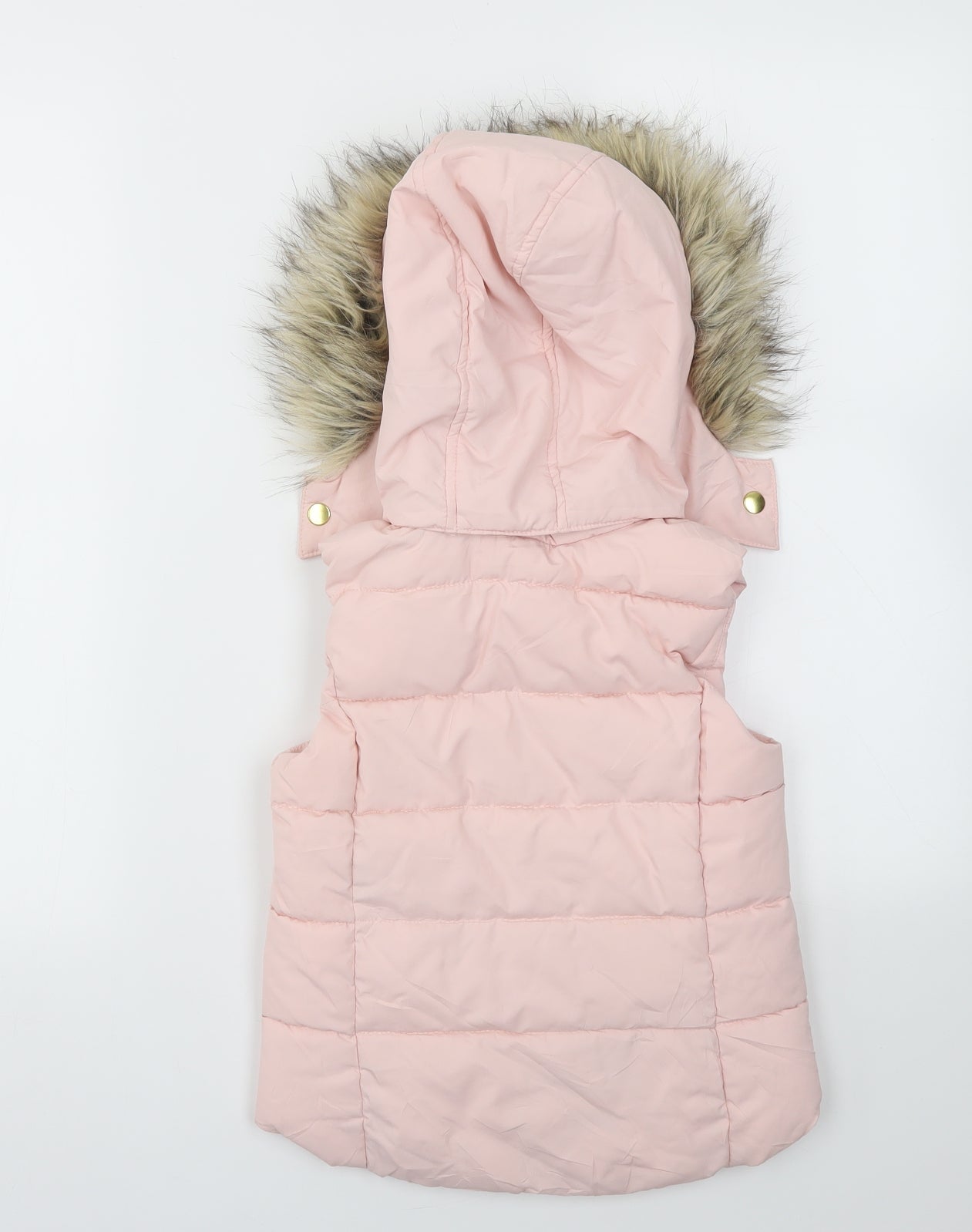 H&M Girls Pink   Basic Jacket Coat Size 5-6 Years