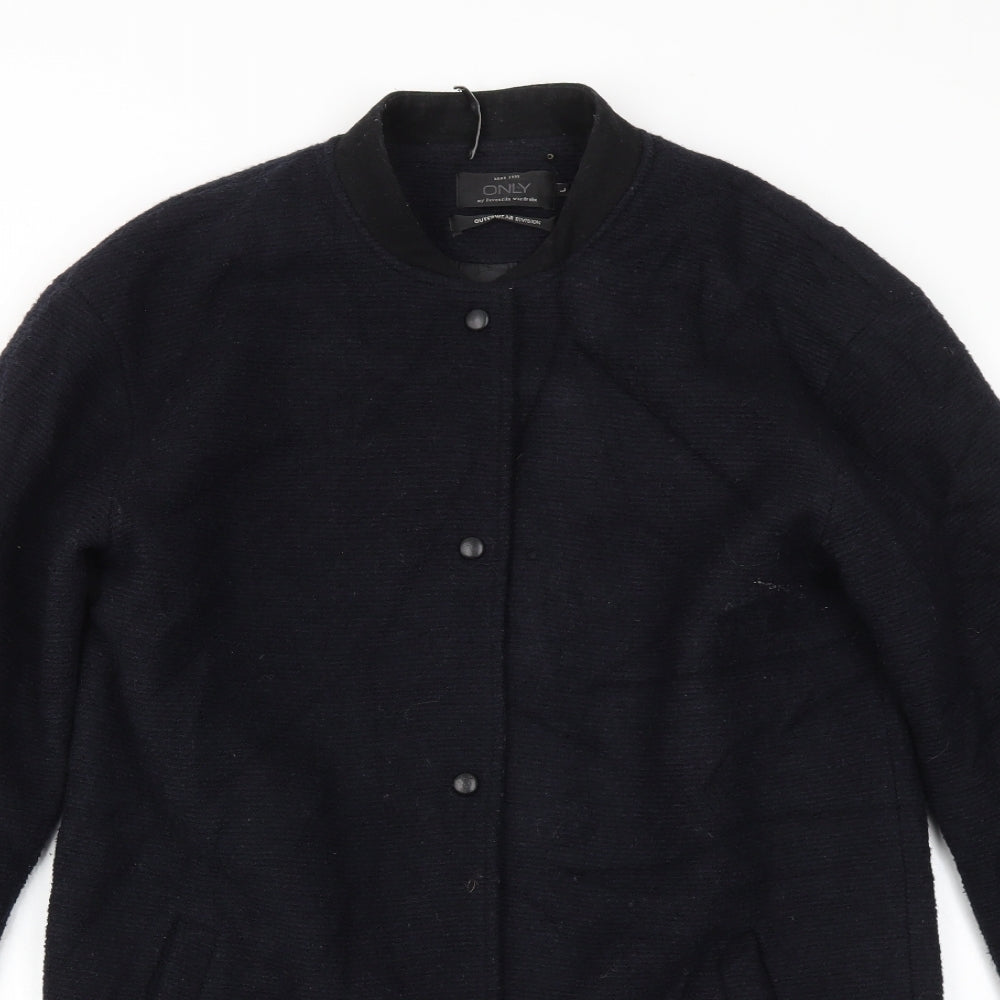 Only Mens Blue   Jacket Coat Size L