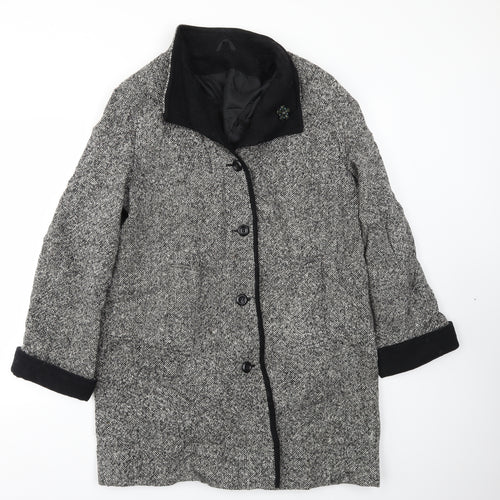 BHS Womens Grey   Jacket Coat Size 14