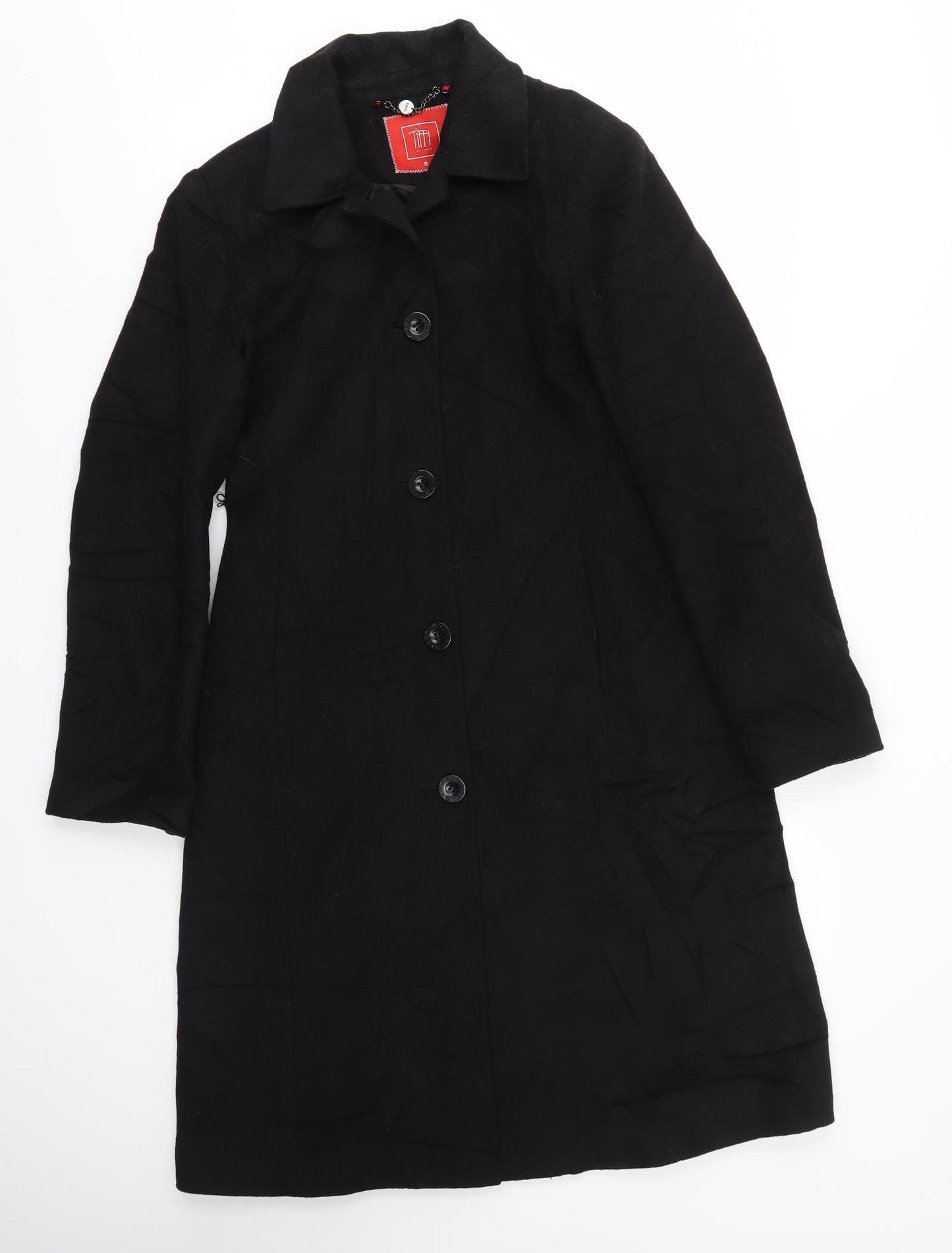 Tiffi Mens Black   Jacket Coat Size S