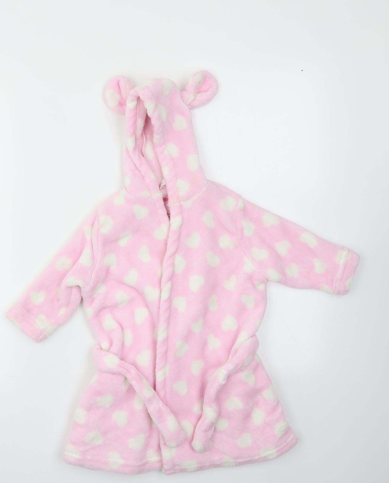 Young Dimension Girls Pink Polka Dot  Top Gown Size 2-3 Years