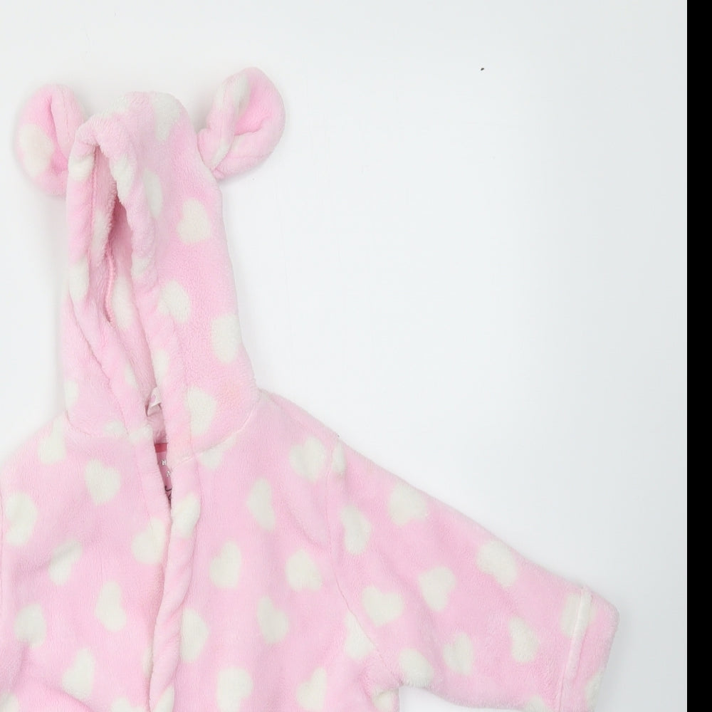 Young Dimension Girls Pink Polka Dot  Top Gown Size 2-3 Years