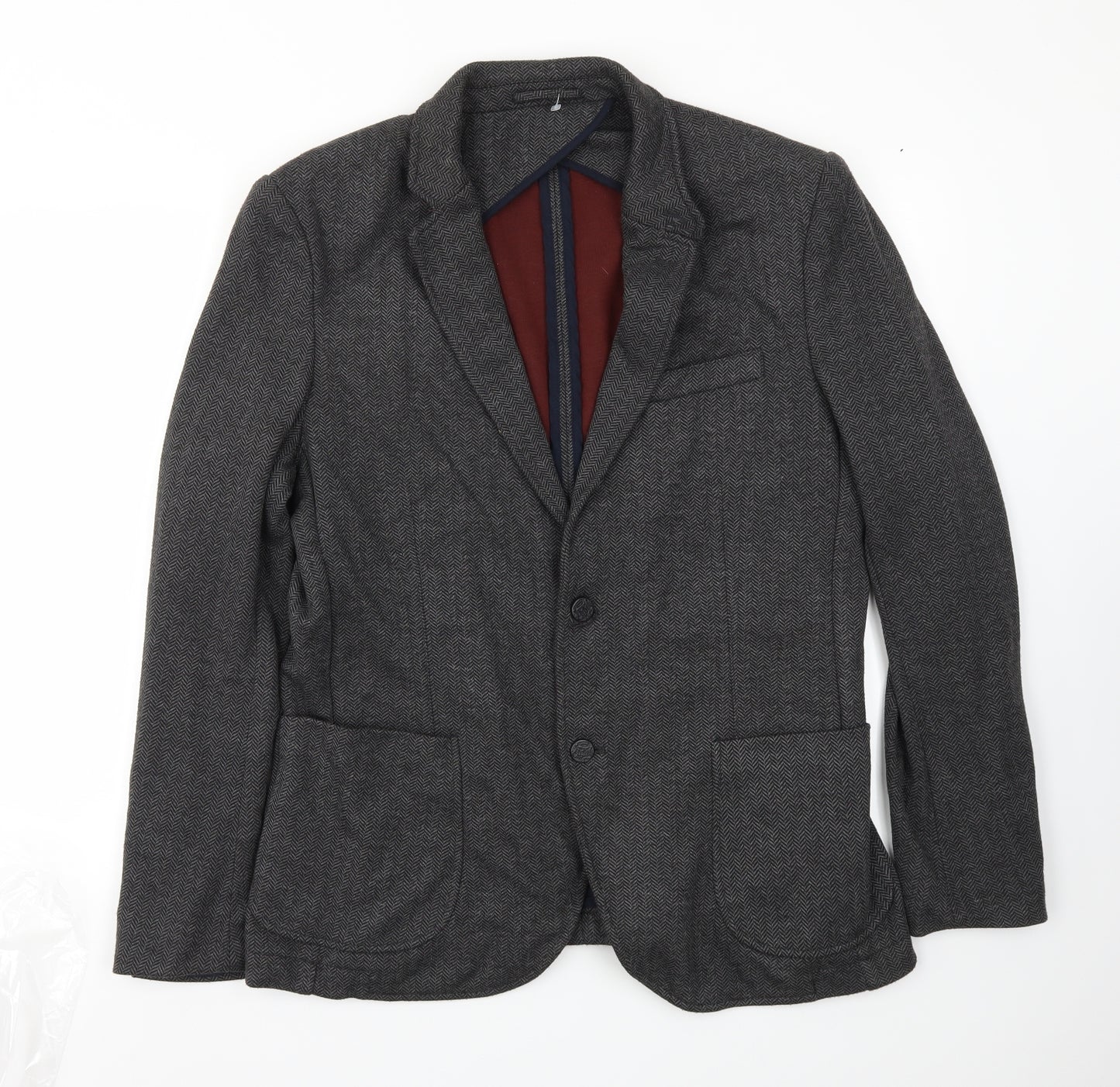 Zara Mens Grey   Jacket Blazer Size 44