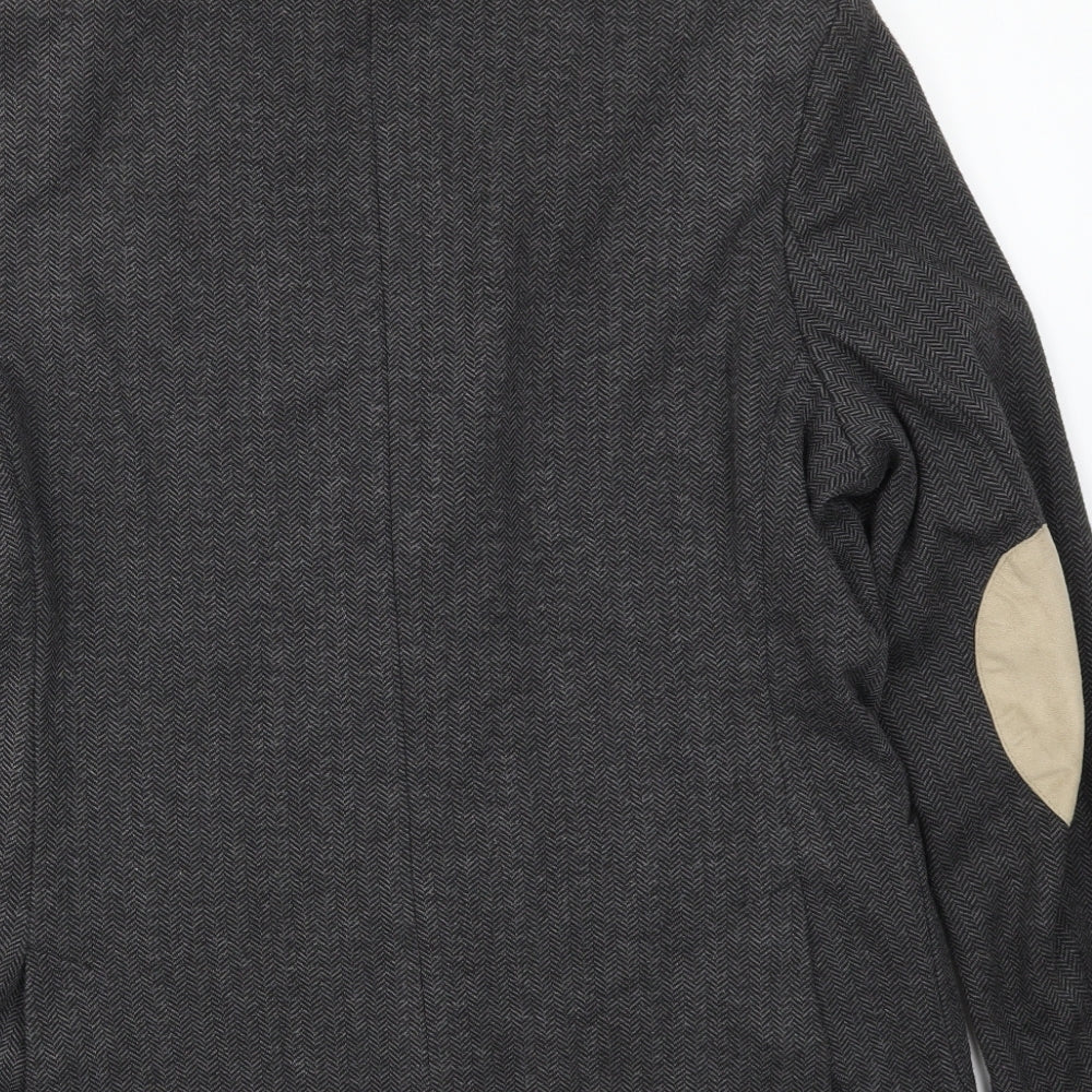Zara Mens Grey   Jacket Blazer Size 44