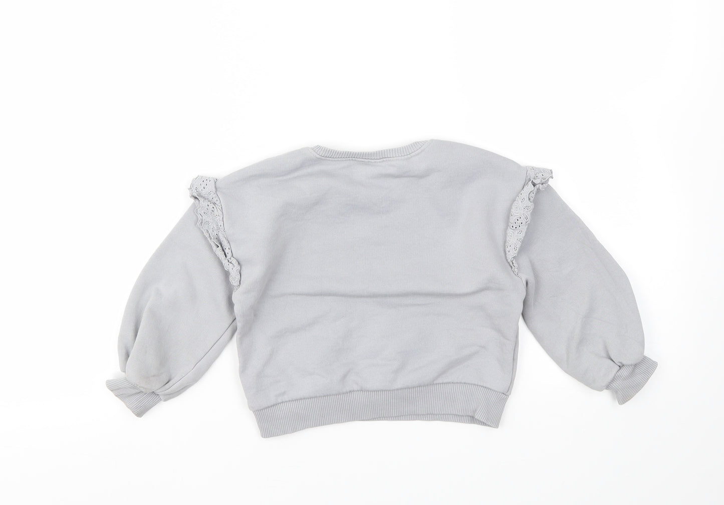 Zara Girls Blue   Pullover Jumper Size 18-24 Months