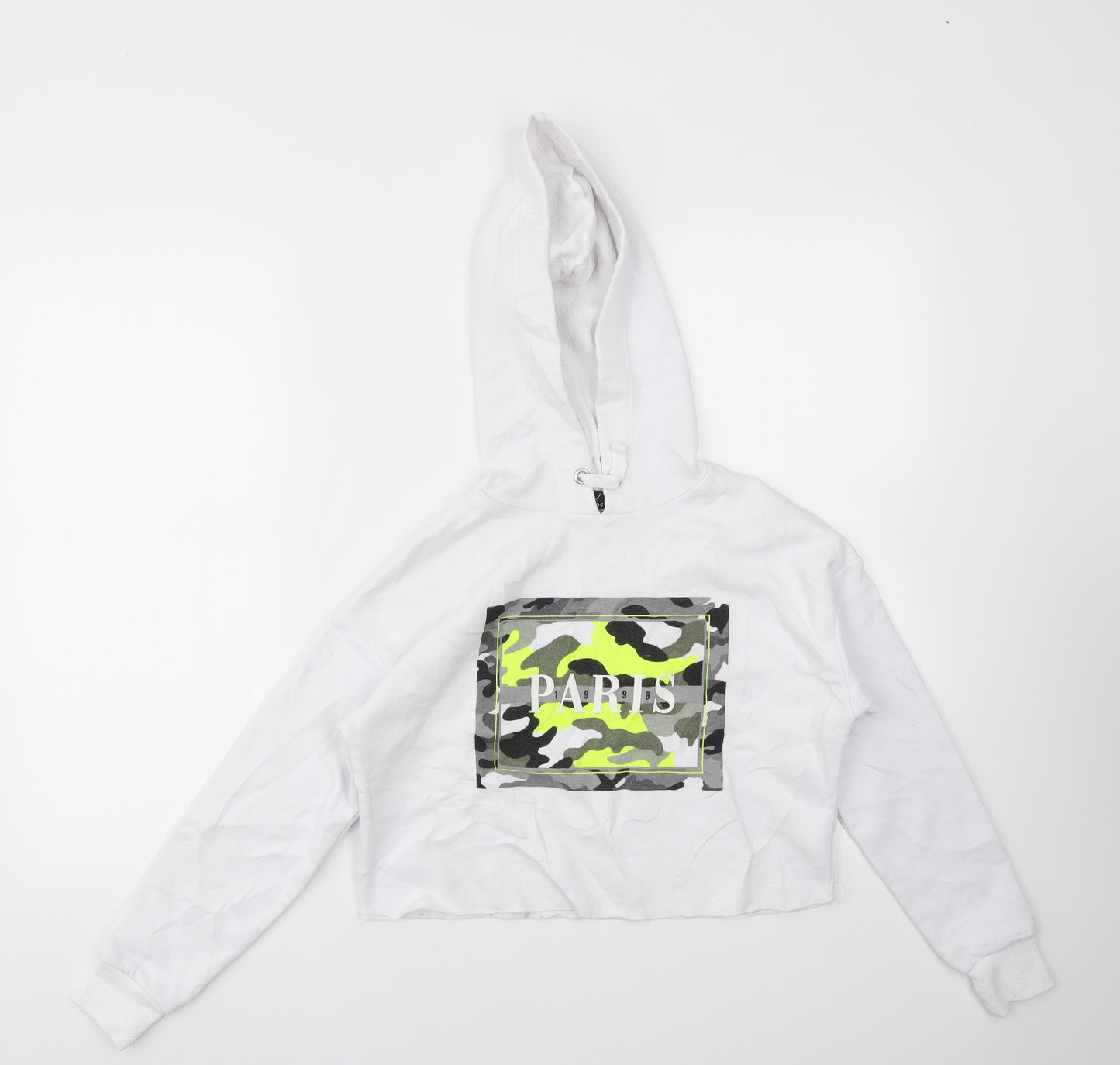New Look Girls White Geometric  Pullover Jumper Size 10-11 Years