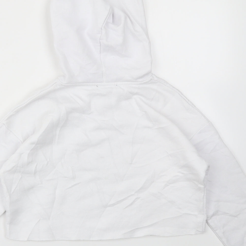New Look Girls White Geometric  Pullover Jumper Size 10-11 Years