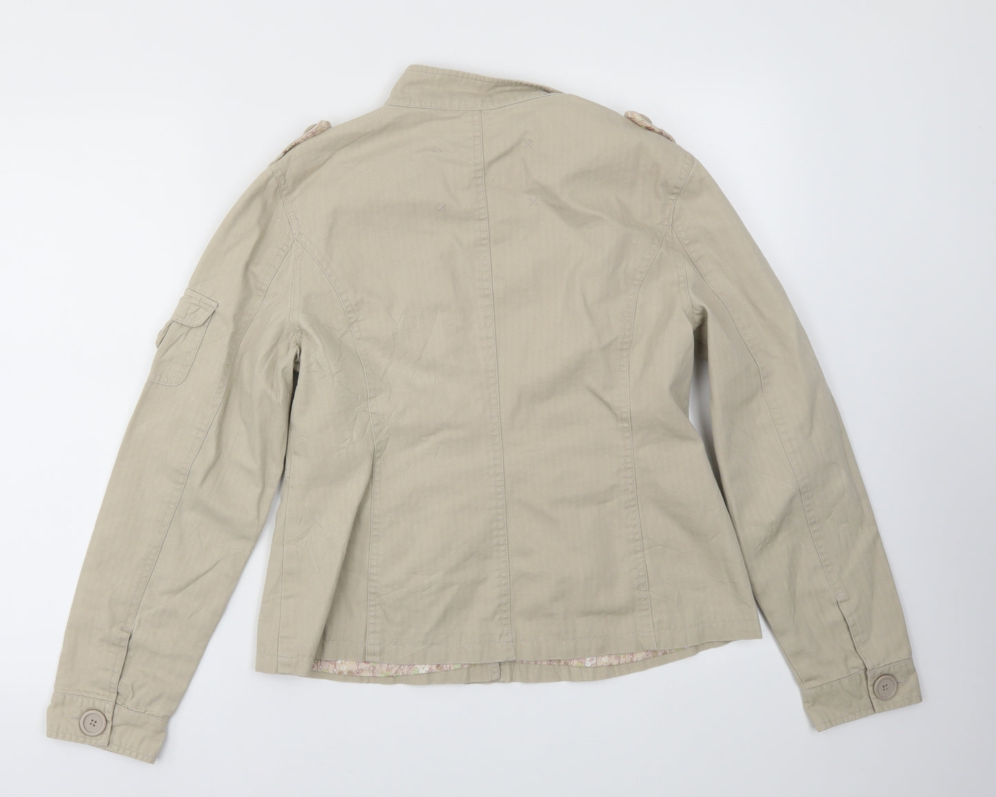 Denim Womens Beige   Jacket Coat Size 12