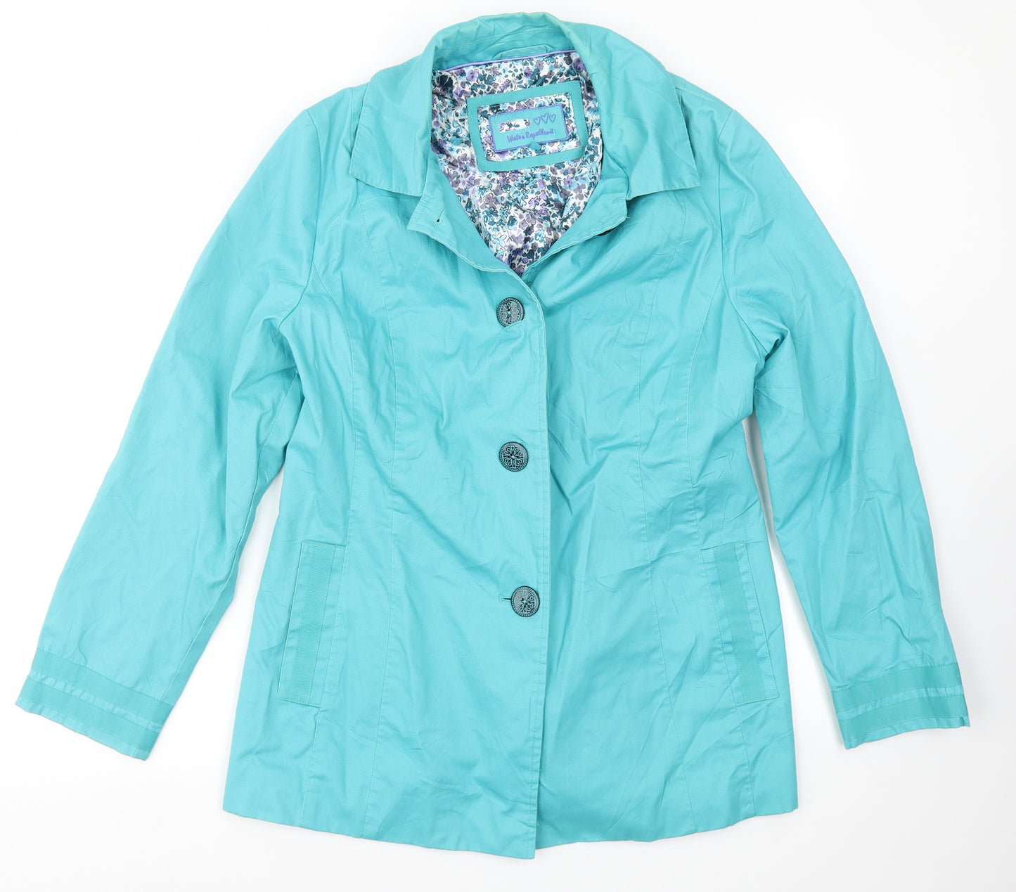 M&S Womens Blue   Jacket Coat Size 16