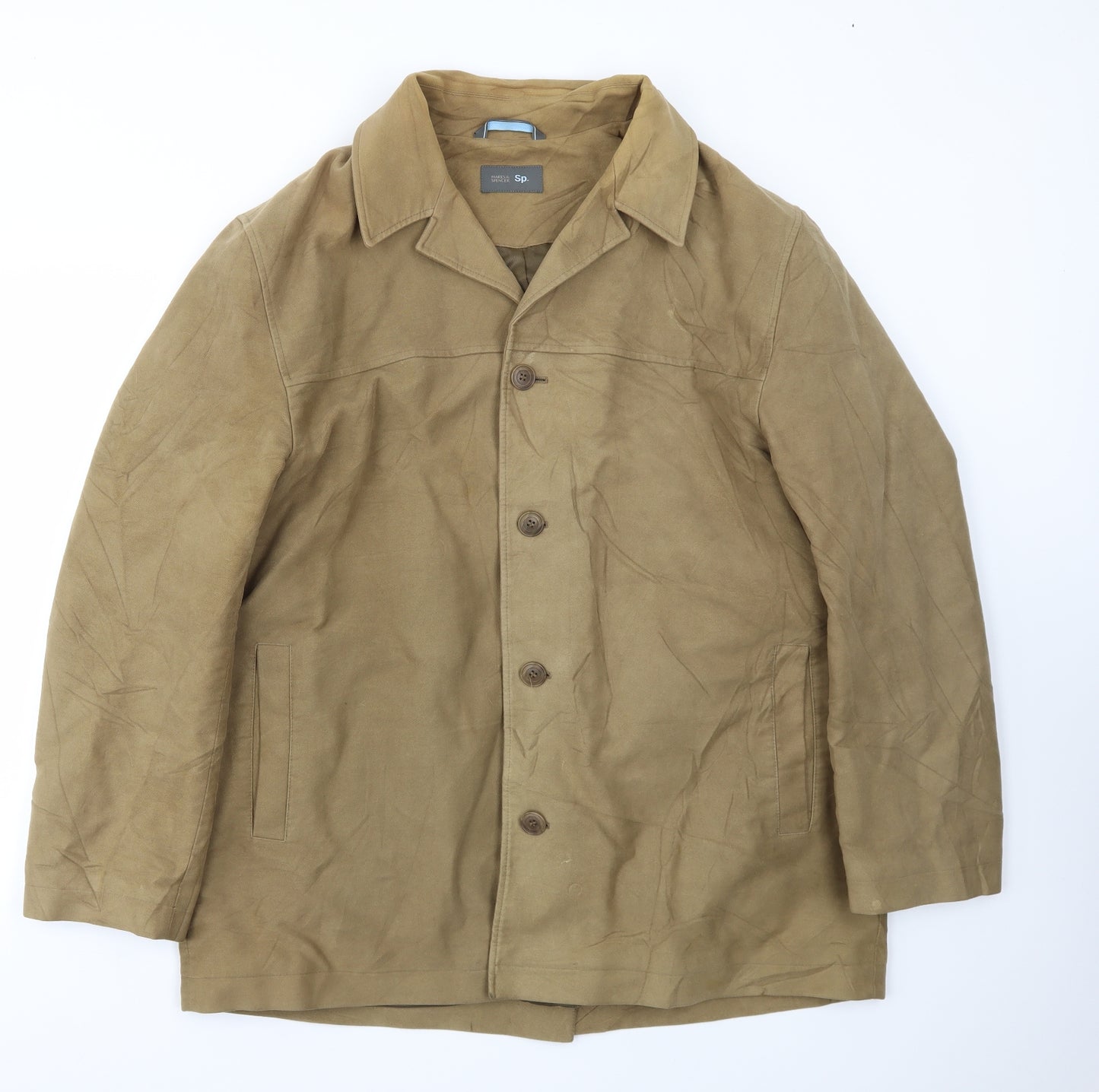 M&S Mens Brown   Jacket Blazer Size XL