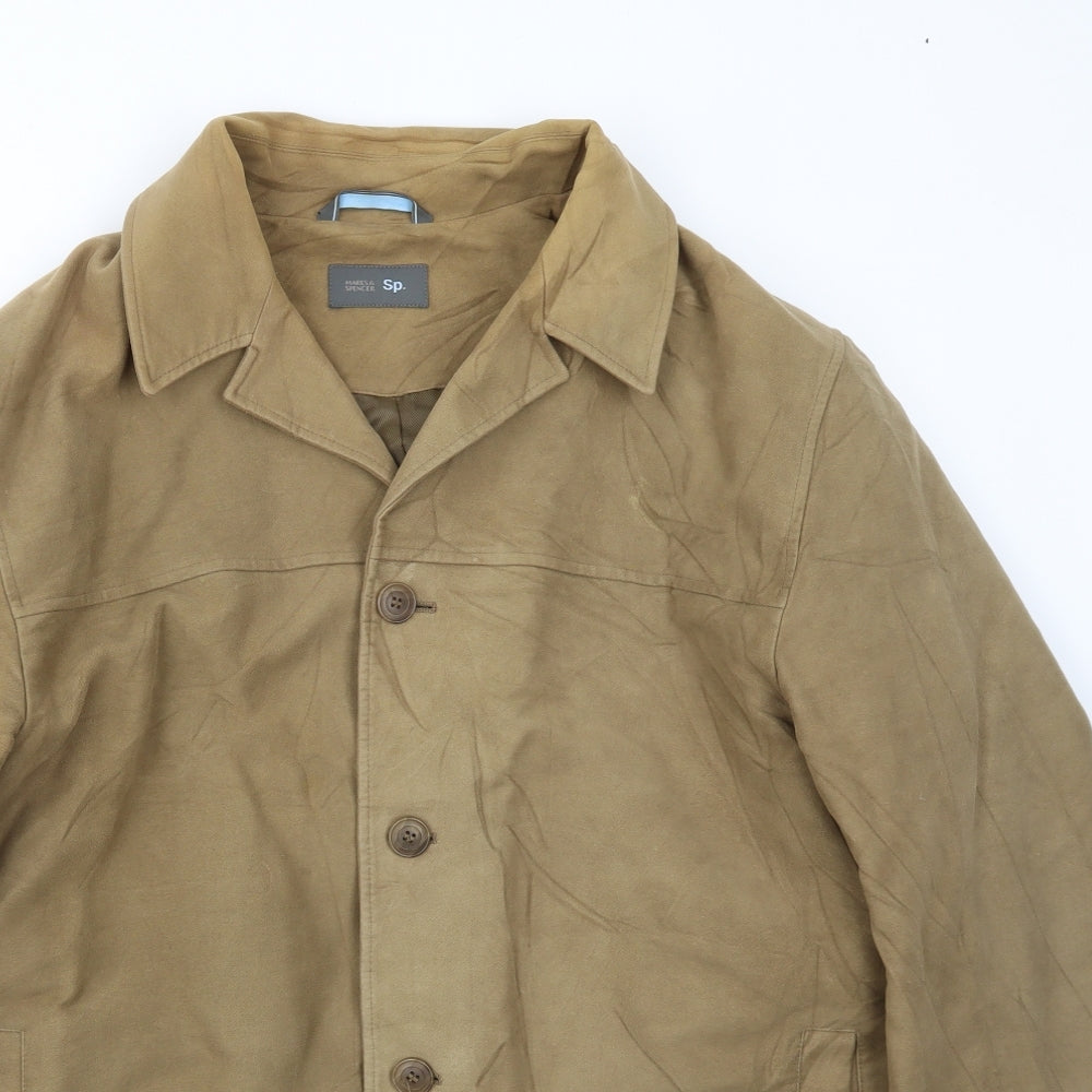 M&S Mens Brown   Jacket Blazer Size XL