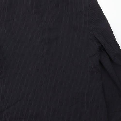 M&S Mens Blue Striped  Jacket Blazer Size 42