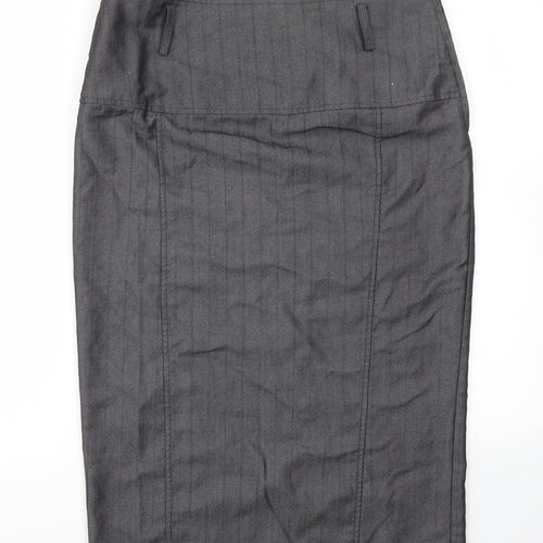 My Collection Womens Grey   A-Line Skirt Size 14
