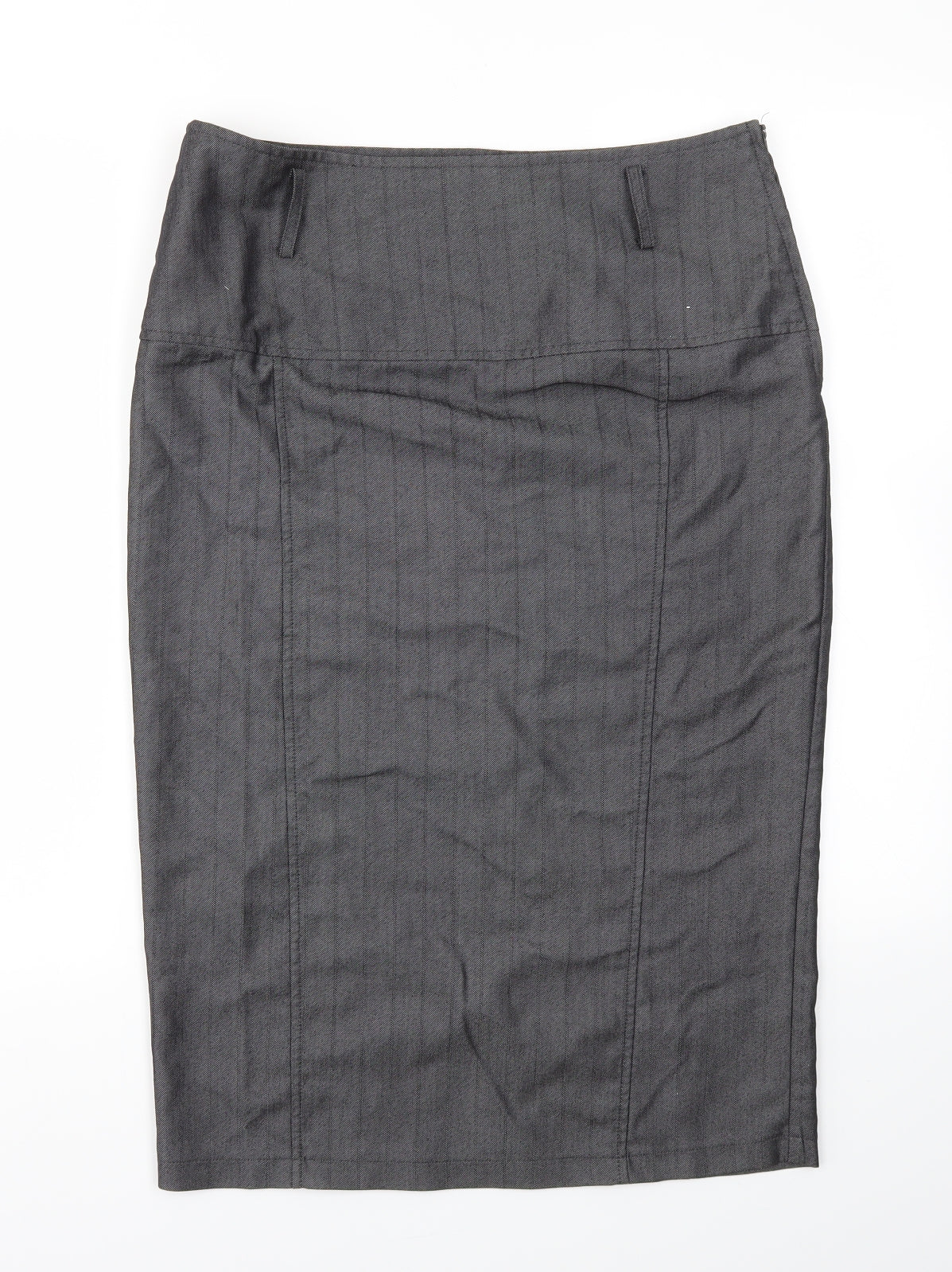 My Collection Womens Grey   A-Line Skirt Size 14