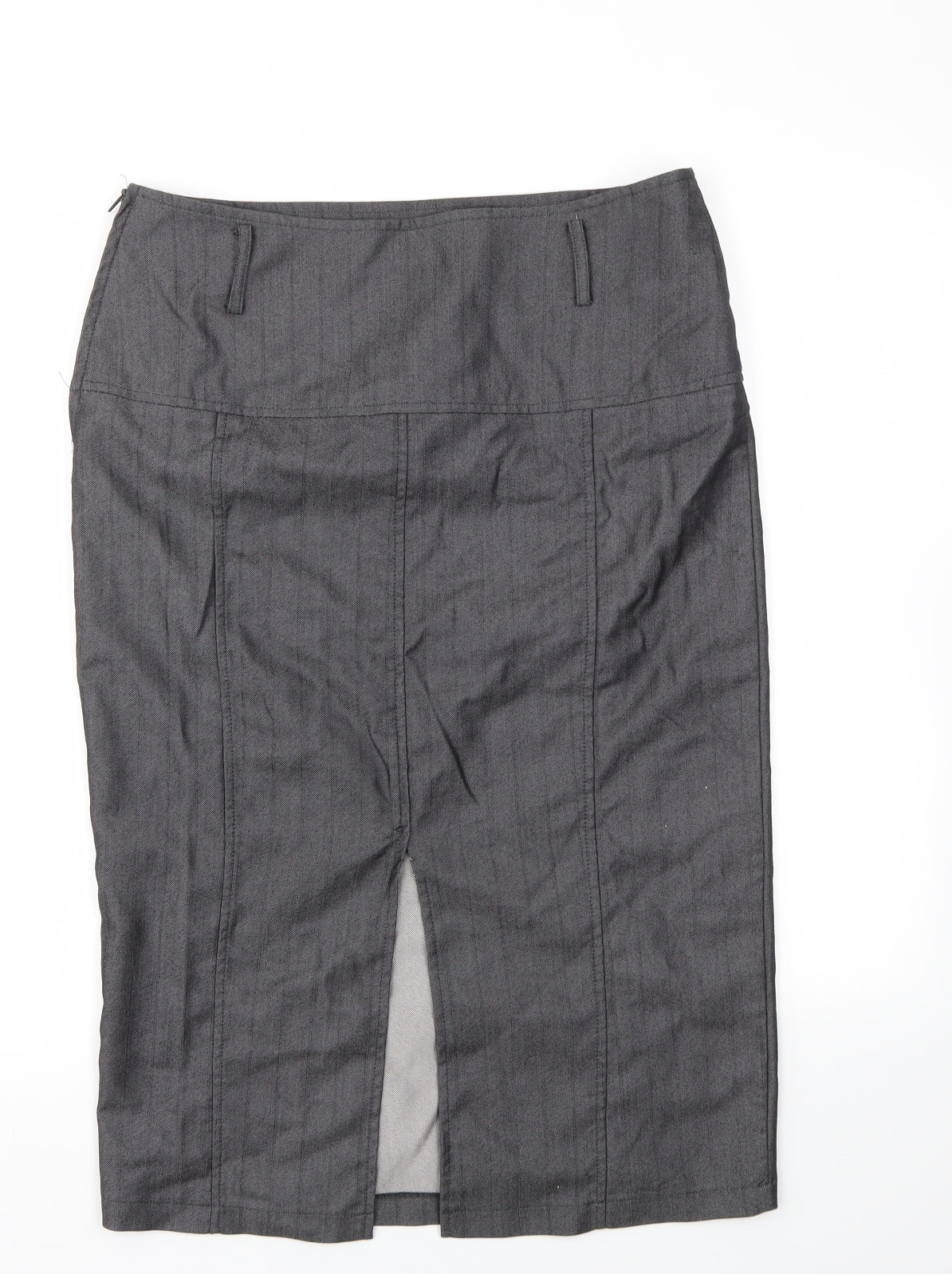 My Collection Womens Grey   A-Line Skirt Size 14