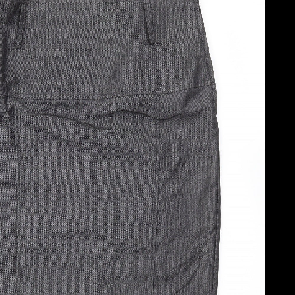 My Collection Womens Grey   A-Line Skirt Size 14