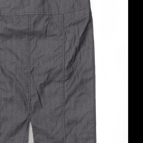 My Collection Womens Grey   A-Line Skirt Size 14