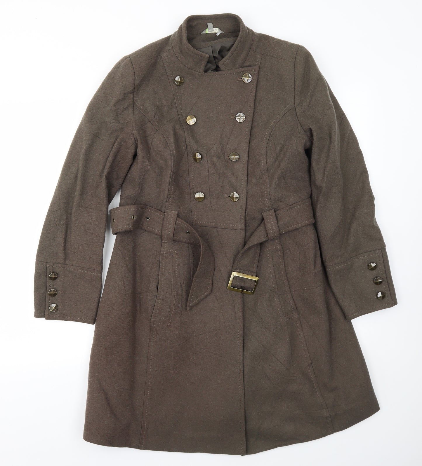 M&S Womens Brown   Jacket Coat Size 12