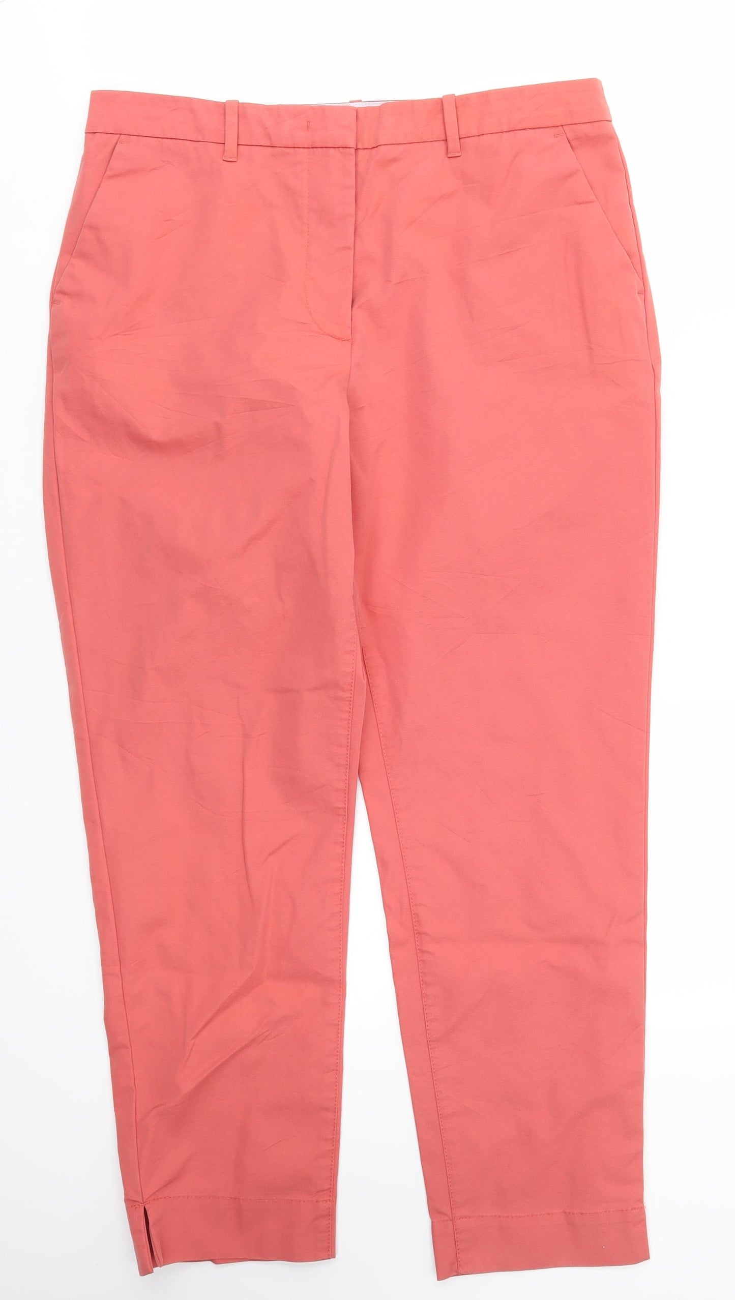 M&S Womens Pink   Trousers  Size 12 L28 in